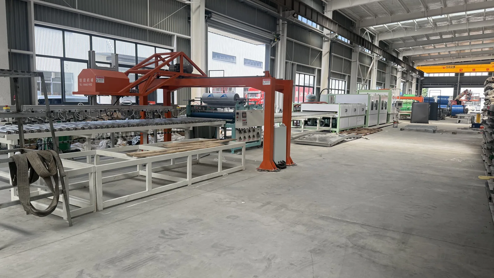 1600 type sheet to sheet polishing and grinding machine installation in Chengdu Sichuan