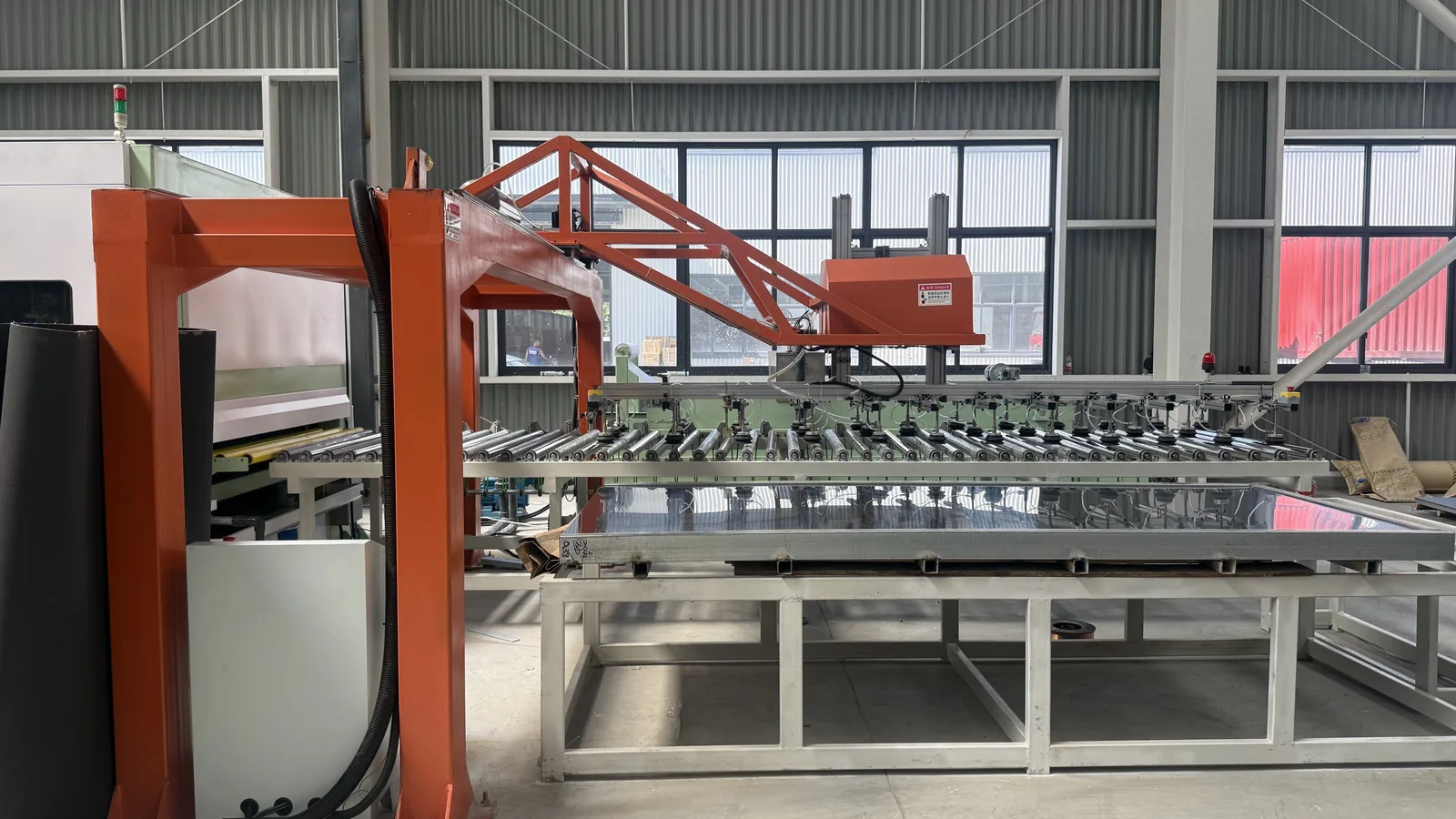 1600 type sheet to sheet polishing and grinding machine installation in Chengdu Sichuan