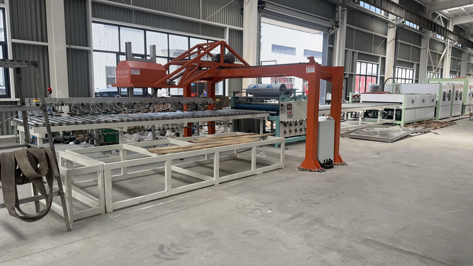 1600 type sheet to sheet polishing and grinding machine installation in Chengdu Sichuan