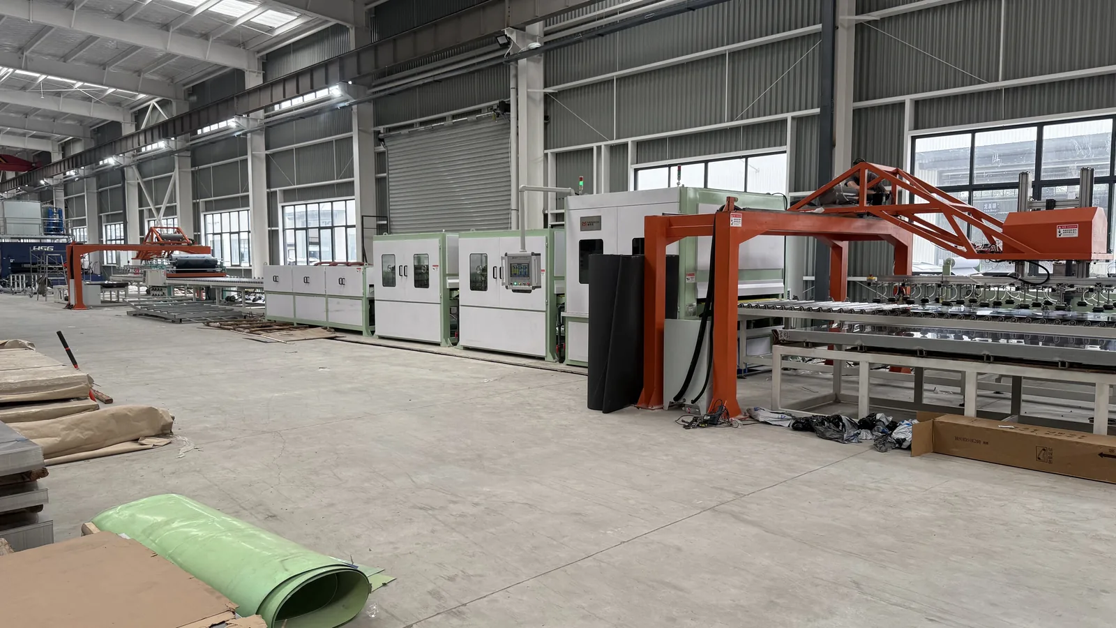 1600 type sheet to sheet polishing and grinding machine installation in Chengdu Sichuan