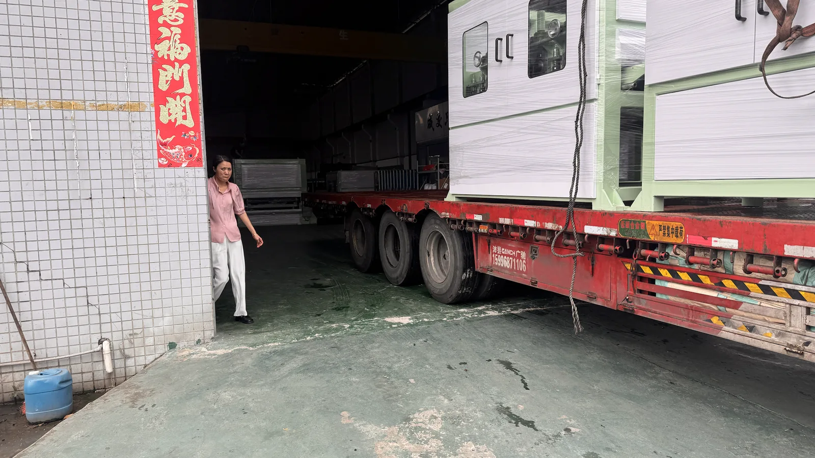 1600 type sheet to sheet polishing and grinding machine loading in Foshan