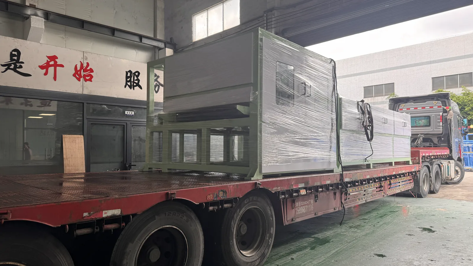 1600 type sheet to sheet polishing and grinding machine loading in Foshan