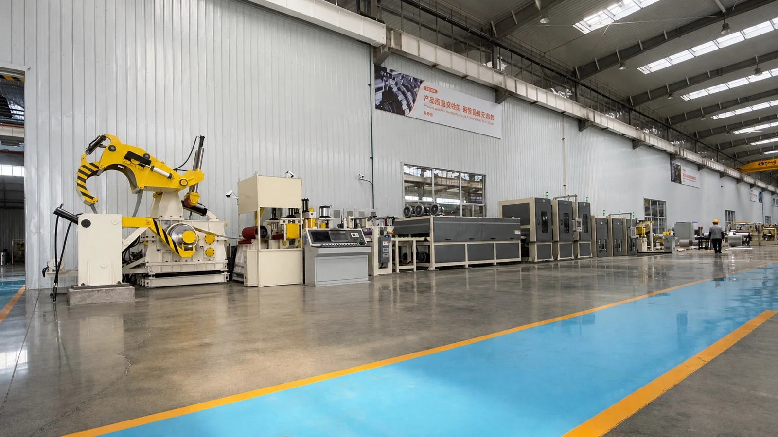 750 mm Titanium Coil-to-Coil Polishing Line Installed in Baoji, Shaanxi