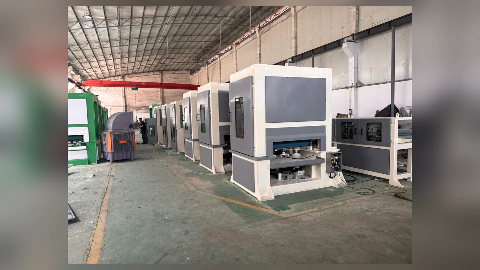850mm titanium coil-to-coil polishing machine shipment from Foshan China