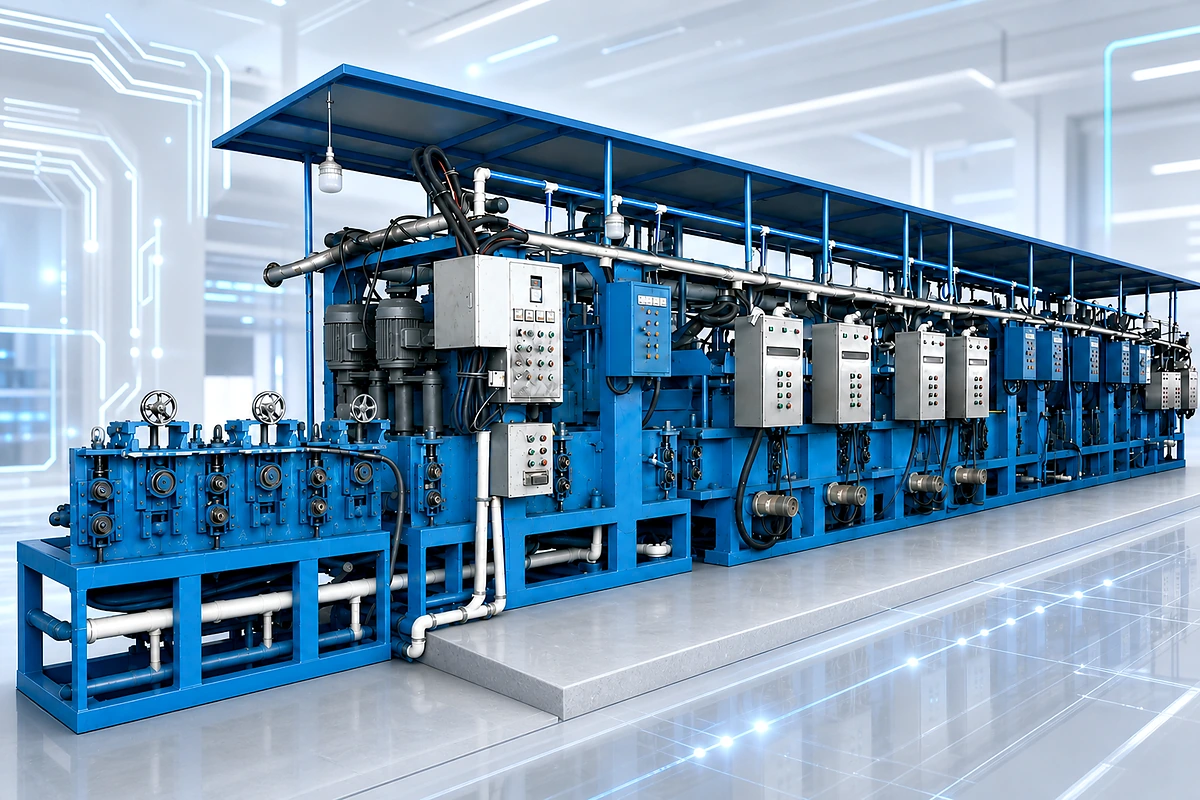 1300 Type Automatic Sheet-to-Sheet 8K Mirror Polishing Machine Line