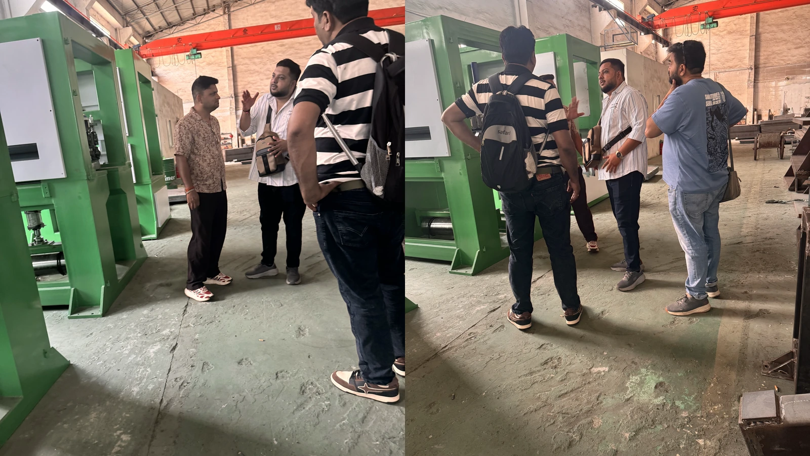 AMIT India delegation visiting GLORY MACHINERY factory