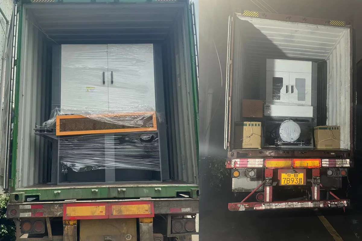 1600mm sheet-to-sheet polishing machine line loaded for Nivesha Alloys India