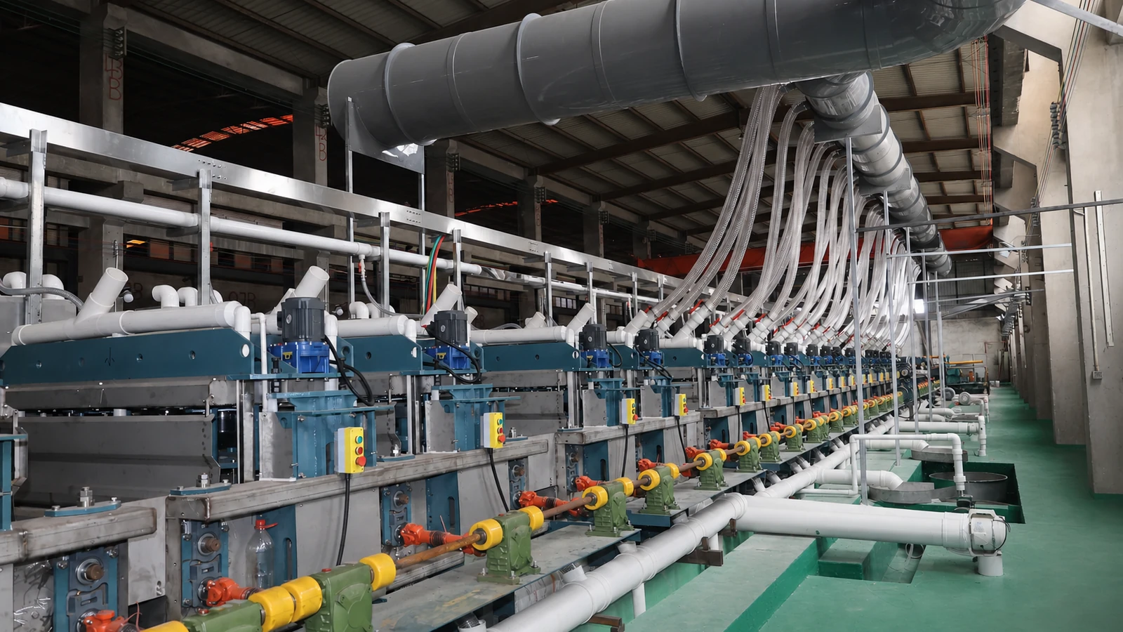 Drive side of real rotary disc 8K mirror polishing line