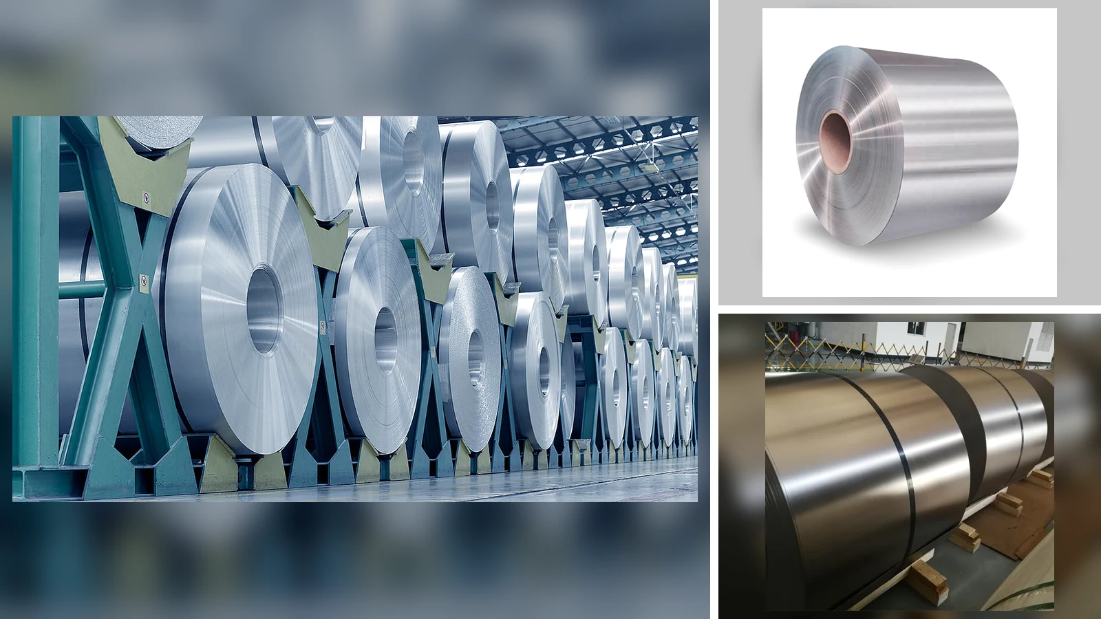 titanium coils prepared for surface grinding before further rolling