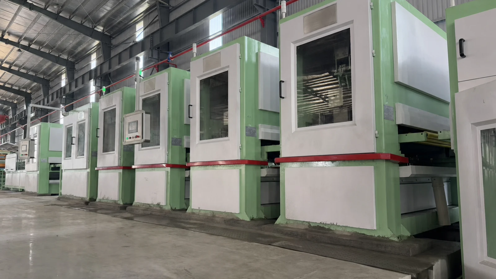 side overview of 1600mm coil-to-coil polishing line in Vietnam