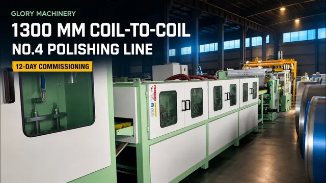 1300mm Coil to Coil Polishing Machine Line | No.4 + SB + Hairline | 60m/min